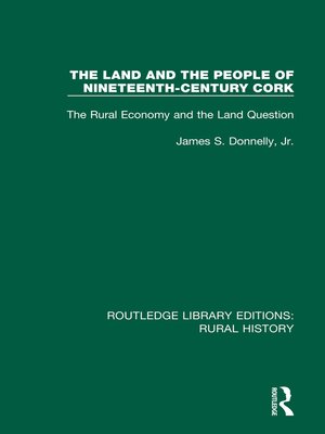 cover image of The Land and the People of Nineteenth-Century Cork